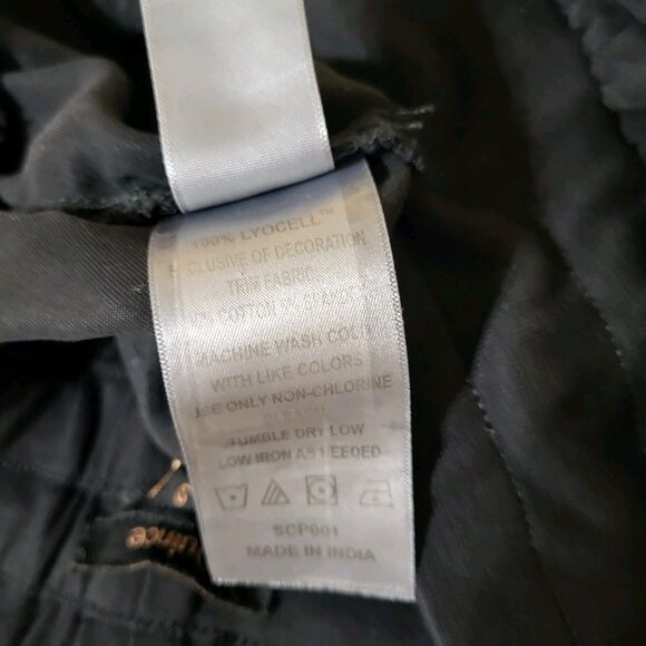 Quince Womens Black Vintage Wash Tencel Utility Jogger Pants Soft Size S New - Picture 9 of 11